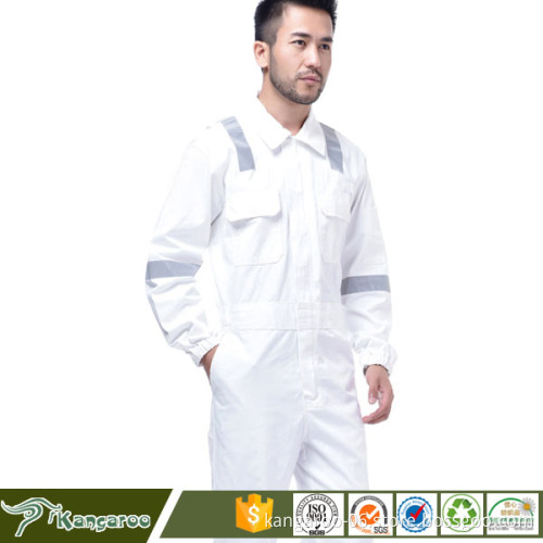 European Two Piece Painters White Overalls Work